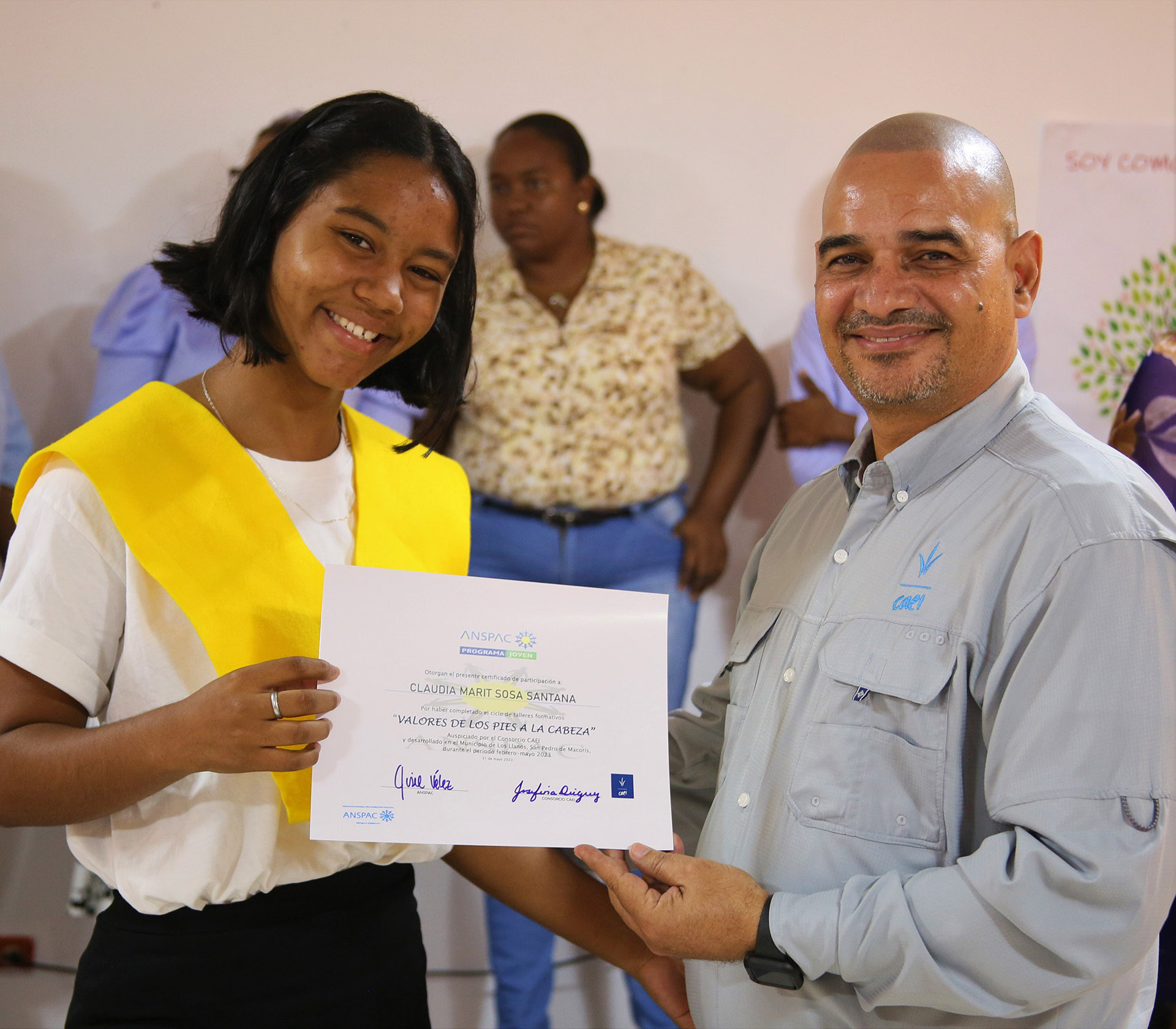 ANSPAC RD y CAEI gradúan 41 jóvenes con el programa “Valores de los ...